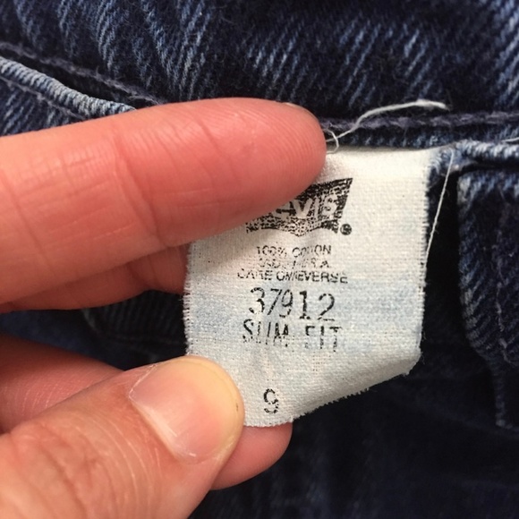 LEVI'S ORANGE TAG 3912 Slim fit high rise shorts - Picture 3 of 7